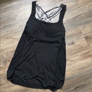Lulu lemon tank with built in energy bra